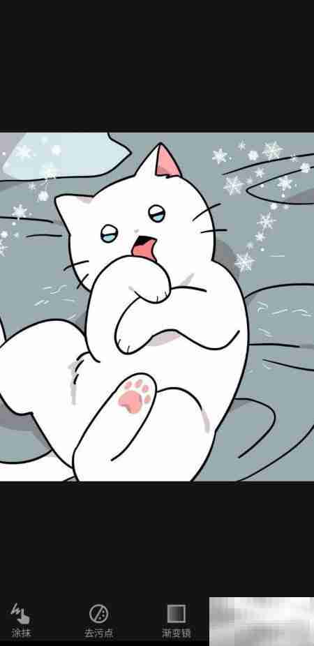 MIX添加雪花贴纸教程