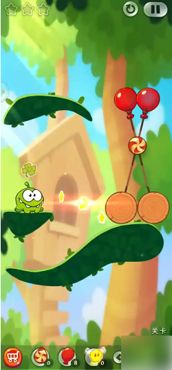 割绳子2森林第14关怎么过 割绳子2森林第14关攻略