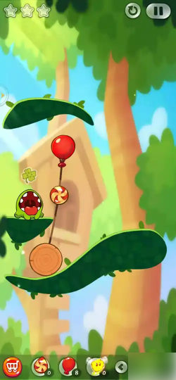 割绳子2森林第14关怎么过 割绳子2森林第14关攻略