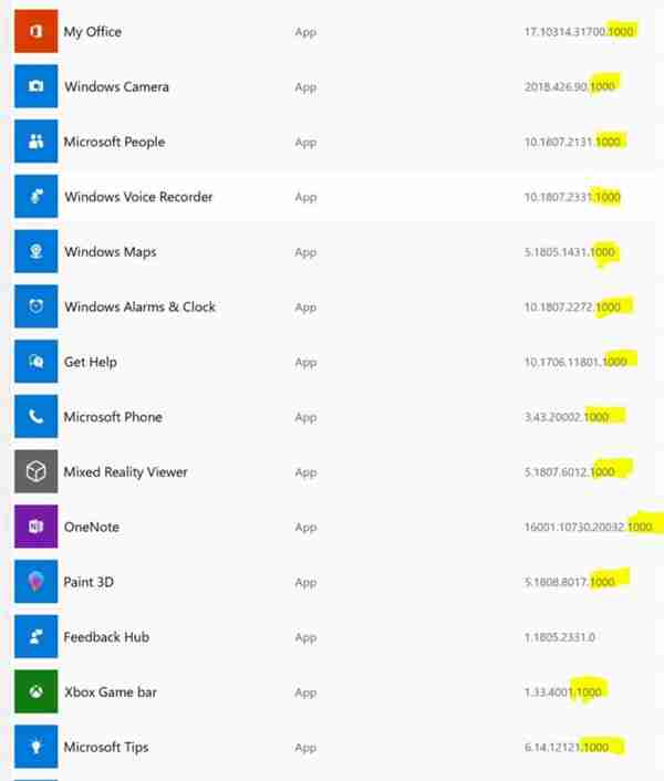 Win10“全家桶”程序集体升级.1000版本号 微软解释