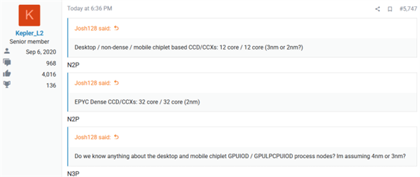 性能飞跃！AMD下代Zen6 CCD采用台积电2nm N2P：IOD为3nm N3P