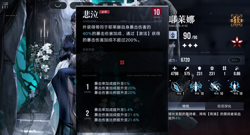 无期迷途耶莱娜值得培养吗 无期迷途耶莱娜技能强度全面分析