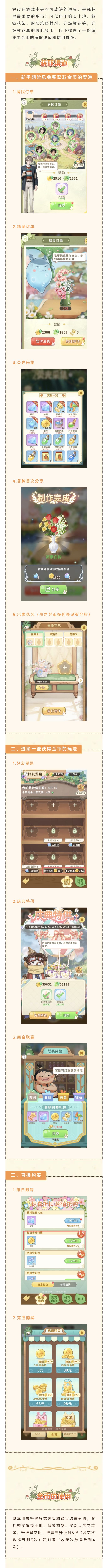 织梦森林金币获取方法及使用