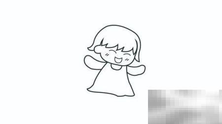 可爱小天使简笔画教程