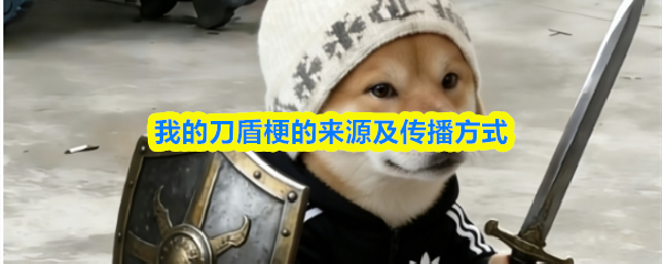 我的刀盾梗的来源及传播方式