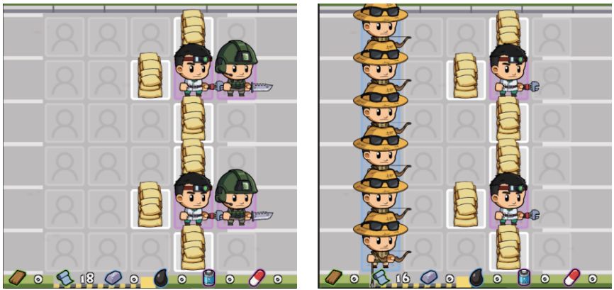 僵尸防线单一材料消耗的阵容推荐