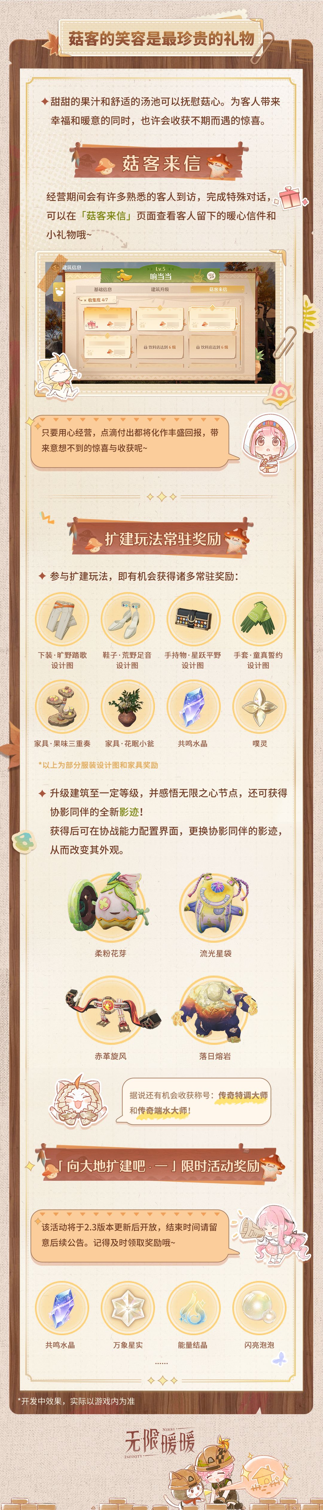 无限暖暖2.3版本予我无冕之心扩建常驻玩法攻略