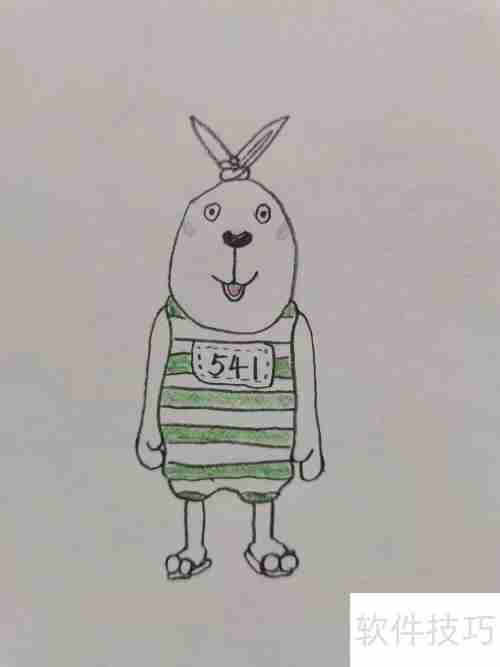 越狱兔：简单又可爱的兔子画法教程