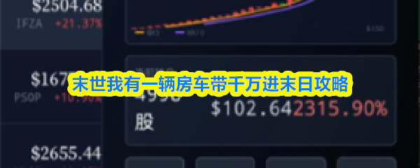 末世我有一辆房车怎么带千万进末日-带千万进末日攻略