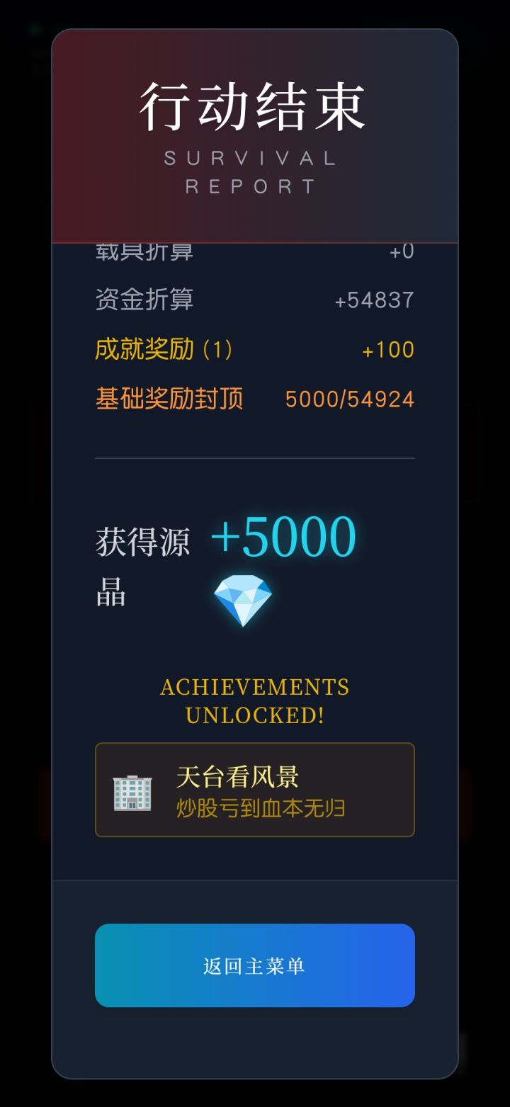 末世我有一辆房车天台成就和韭菜之王解锁方法