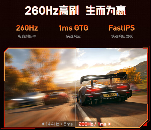 科睿X5Plus上市:24.5英寸2K260Hz“小钢炮”,百元档小屏电竞新选择