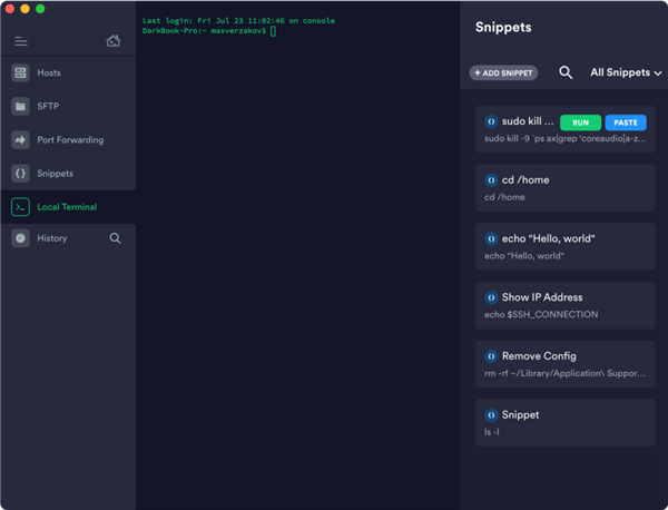 《termius》使用教程