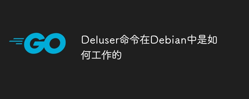Deluser命令在Debian中是如何工作的