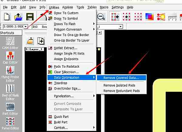 cam350怎么打散线段?cam350打散线段的方法