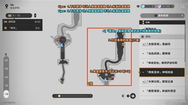 星穹铁道3.6神悟树庭宝箱位置全攻略