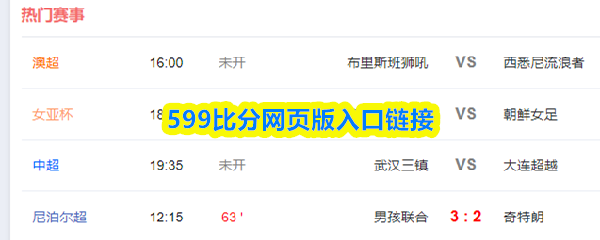 599比分网页版入口链接