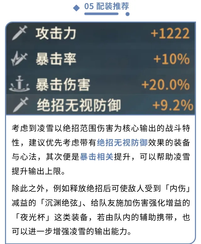 《对决！剑之川》凌雪玩法指南