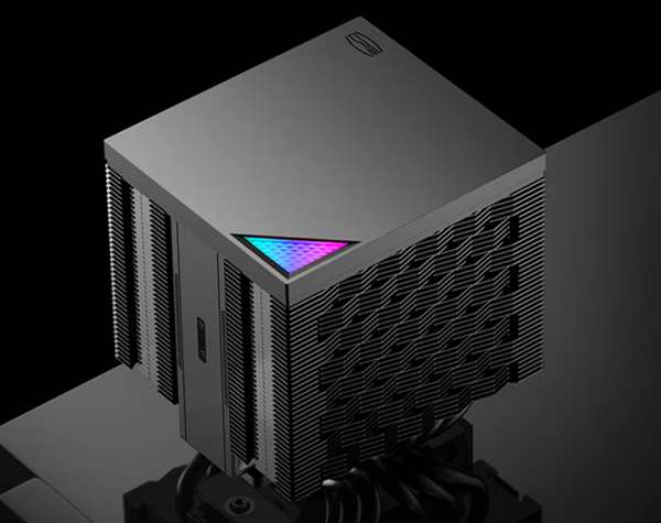 超频三RZ620M X风冷散热器首发219元起:小型双塔设计 三角散热鳍片