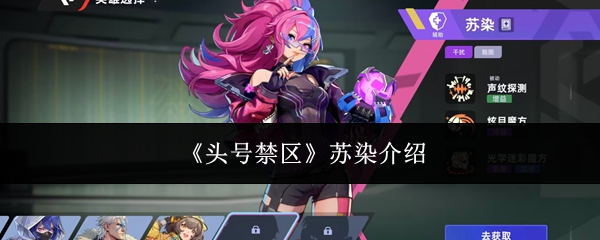 《头号禁区》苏染介绍