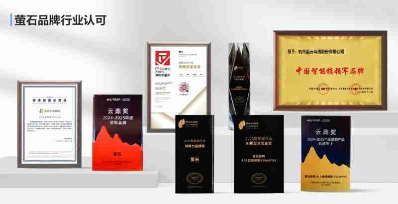 萤石网络获市场地位权威认证：AI智能锁引领者