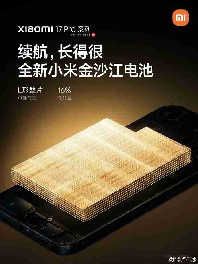  卢伟冰想三持小米 17？