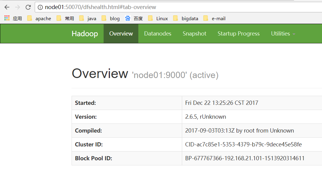 Hadoop完全分布式集群搭建