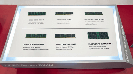 一条就256GB!SK海力士展示内存天花板!
