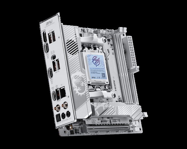 微星发布MPG X870I EDGE TI EVO WiFi超频主板：双内存插槽、支持10000MT/s！