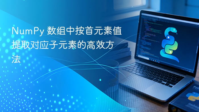 高效提取NumPy数组首元素子元素方法