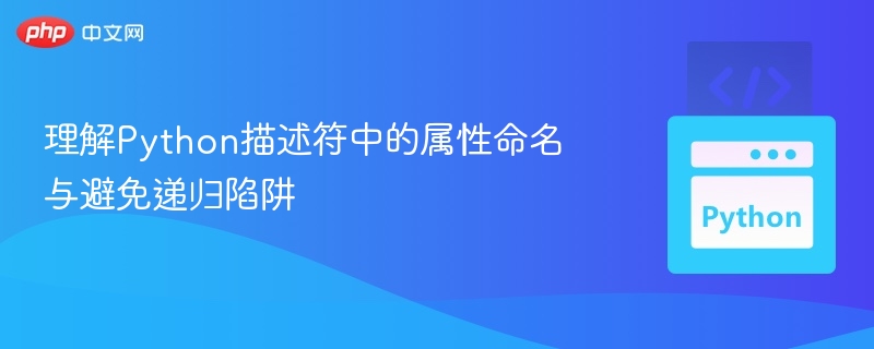 Python描述符属性命名与递归陷阱解析