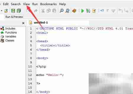 DzSoft PHP Editor关闭三击线