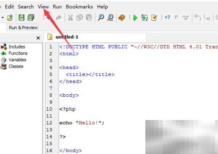 DzSoft PHP编辑器三击线关闭方法