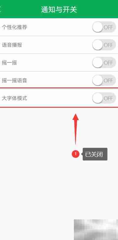 废废App关闭大字体教程
