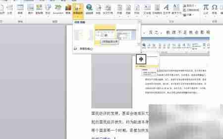 Word2010截图效果技巧
