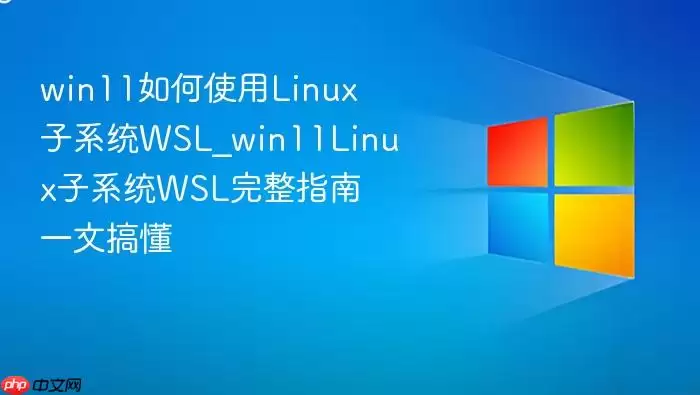 win11如何使用Linux子系统WSL_win11Linux子系统WSL完整指南一文搞懂