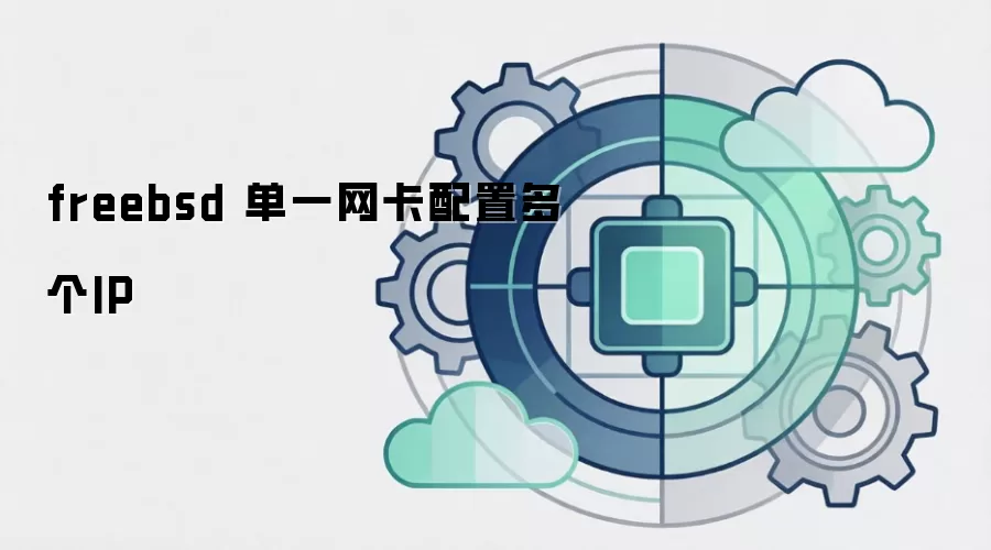 freebsd 单一网卡配置多个IP
