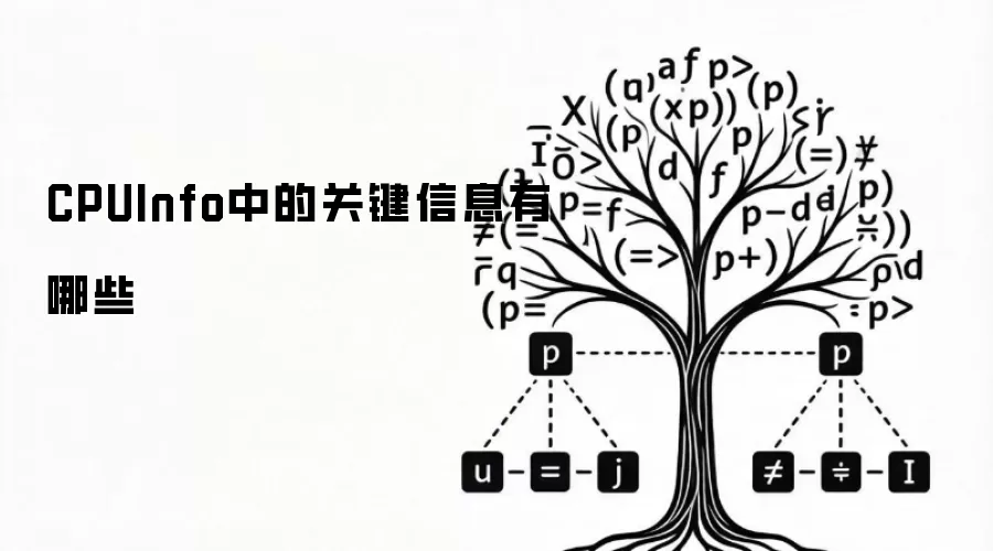 CPUInfo中的关键信息有哪些