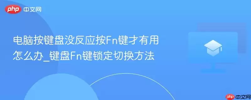 电脑按键盘没反应按fn键才有用怎么办_键盘fn键锁定切换方法