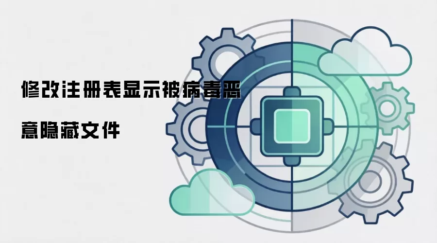 修改注册表显示被病毒恶意隐藏文件