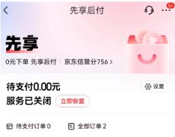 京东先享后付有什么风险