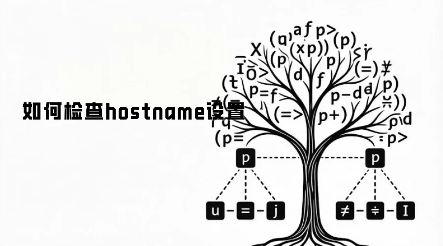 如何检查hostname设置