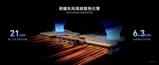 荣耀WIN游戏本首次发布独创离心轴流混吹技术挑战轻薄电竞本270W功耗极限