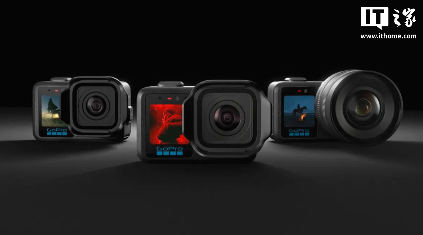 GoPro 推出 Mission 1 系列运动相机：搭 1 英寸传感器、可选配 M4/3 镜头卡口版本
