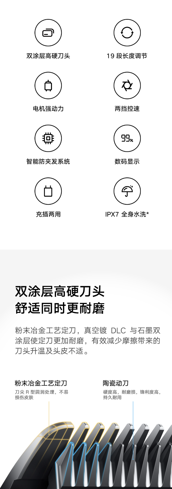 小米推出米家理发器 2 套装版：自带精修、雕刻刀头，189 元