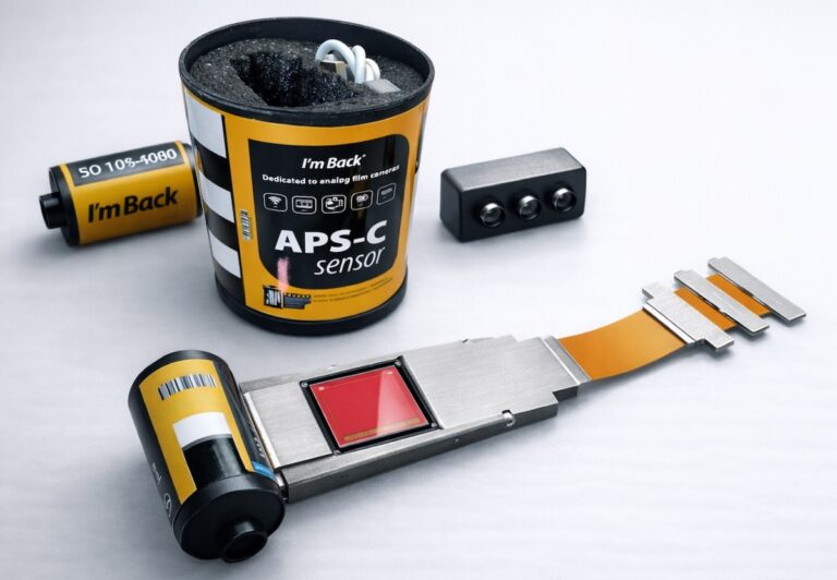 135 胶片相机的数码后背？“I'm back Roll APS-C”现身，搭载索尼 IMX 571 传感器