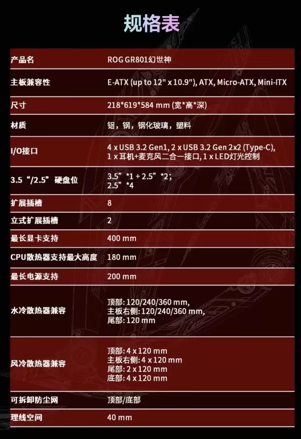 华硕 ROG 幻世神 Cronox 机箱国行首销：配备 9.2 英寸副屏，2399 元