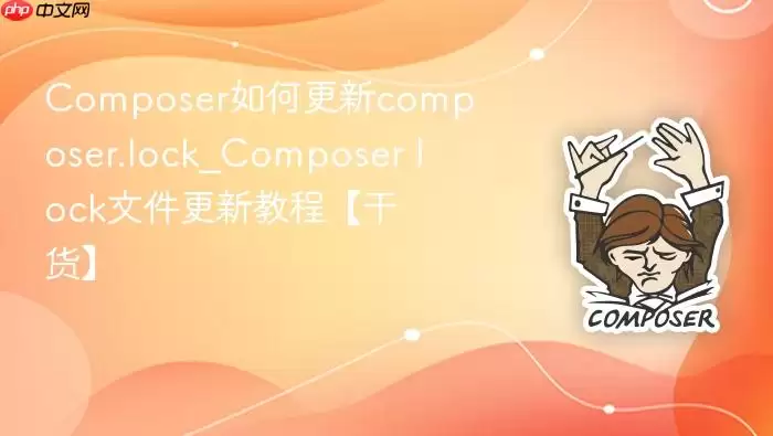 Composer如何更新composer.lock_Composer lock文件更新教程【干货】