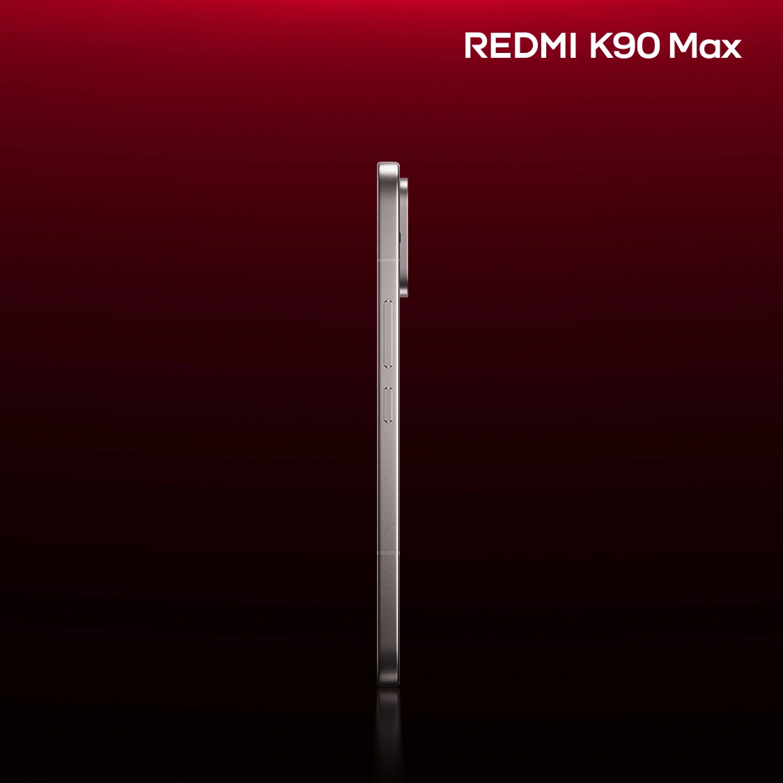 小米 REDMI K90 Max 手机“太空银”外观揭晓：冷调银色机身 + 铝合金中框