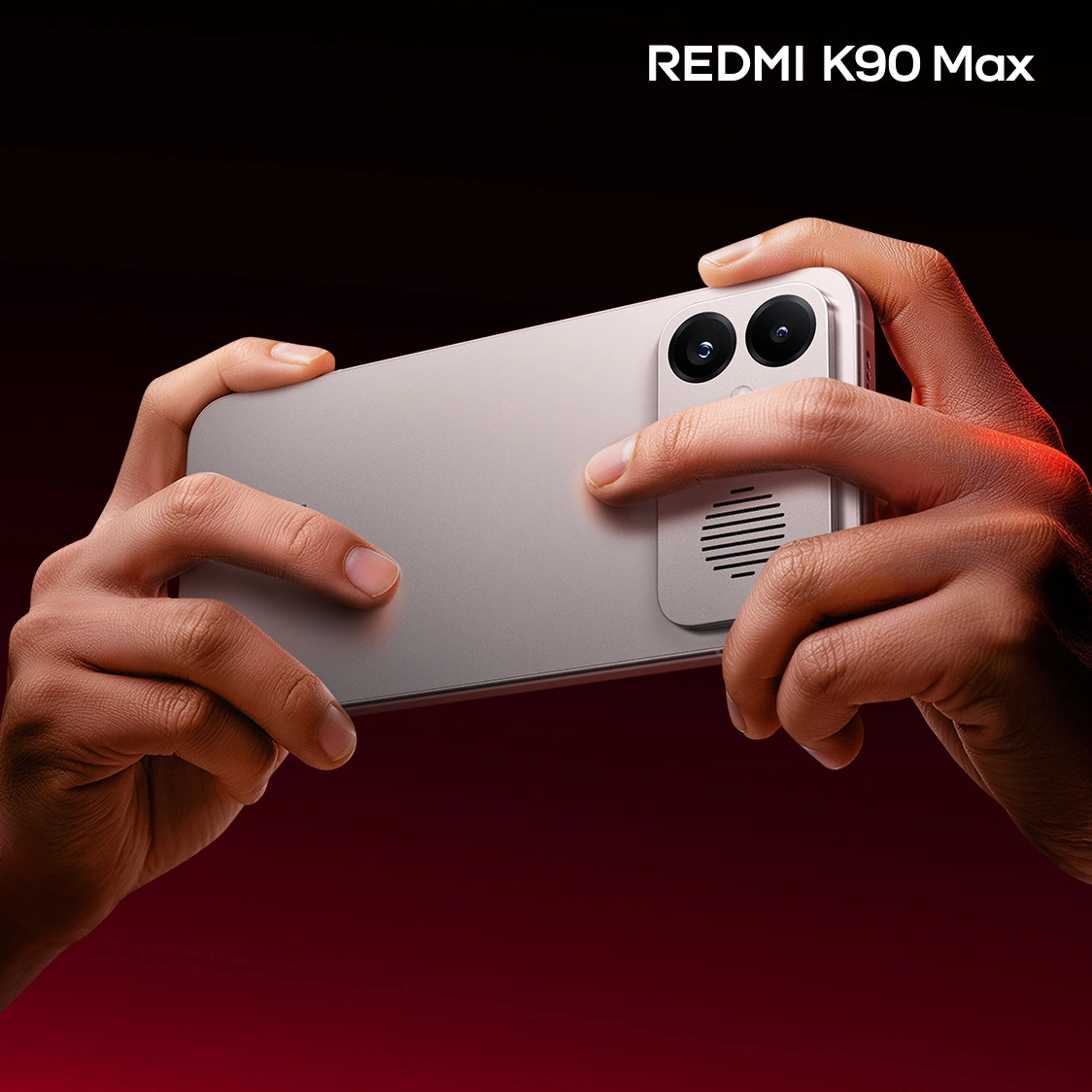 小米 REDMI K90 Max 手机“太空银”外观揭晓：冷调银色机身 + 铝合金中框