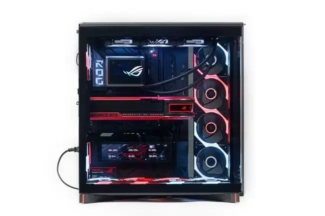 ROG幻世神海景房机箱内部结构与散热设计